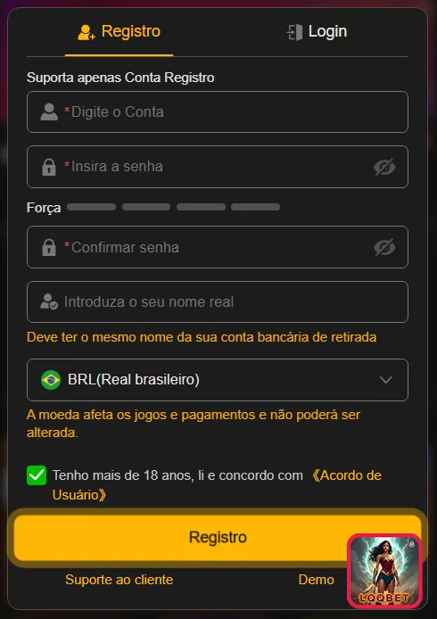 Montante de fichas representando depósitos acessíveis
